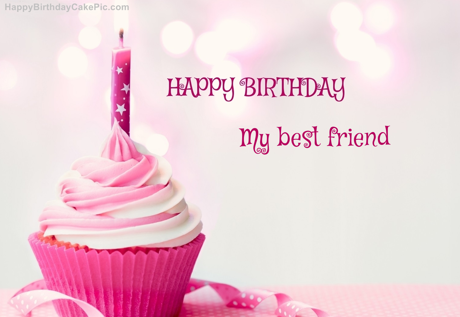 Best Friend Birthday Cake With Name Best Friend Birthday Cake With Name